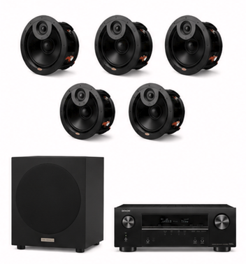 Speaker Craft DX GC6 5.1.2 In-Ceiling Home Theater Package