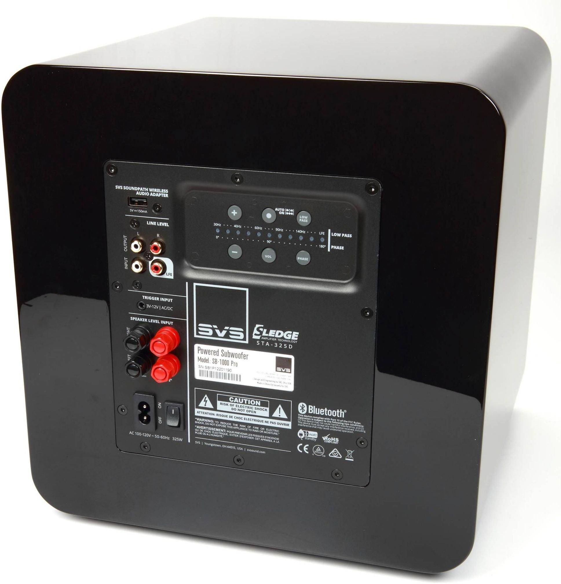 SVS SB-1000 Pro Powered Subwoofer – 12-Inch Sealed High-Performance Subwoofer with 325W RMS Amplifier - Image 4