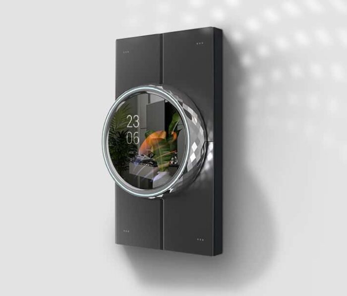 Akubela HyPanel Lux Ring CT61 Smart Home Control Panel – Touchscreen & Rotary Ring